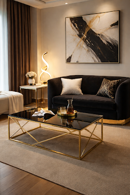 BLACK AND GOLD MODERN LUXURY LIVING ROOM AA7F0440 2F19 4139 AD2D 5C7E423A90F0