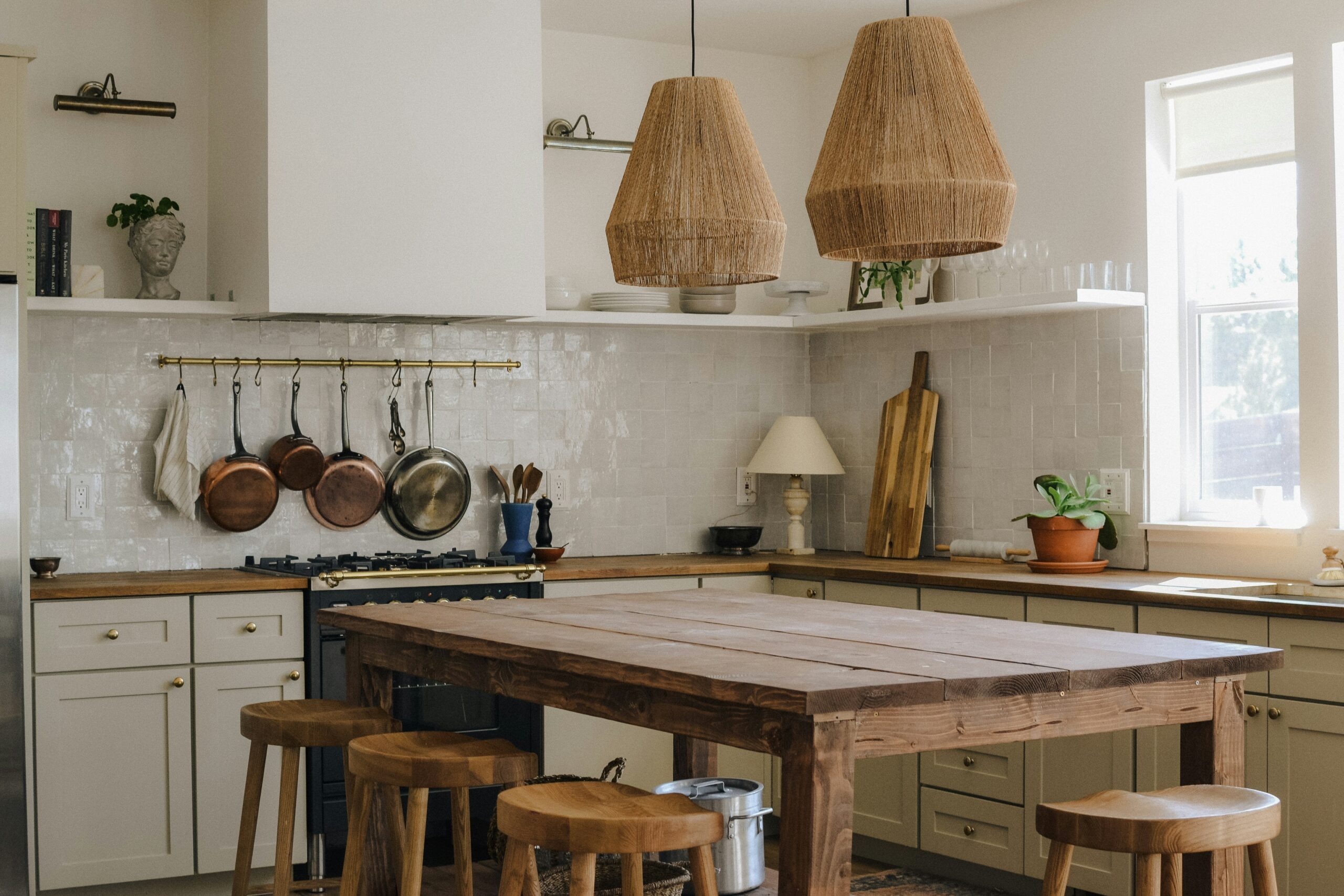warm rustic kitchen