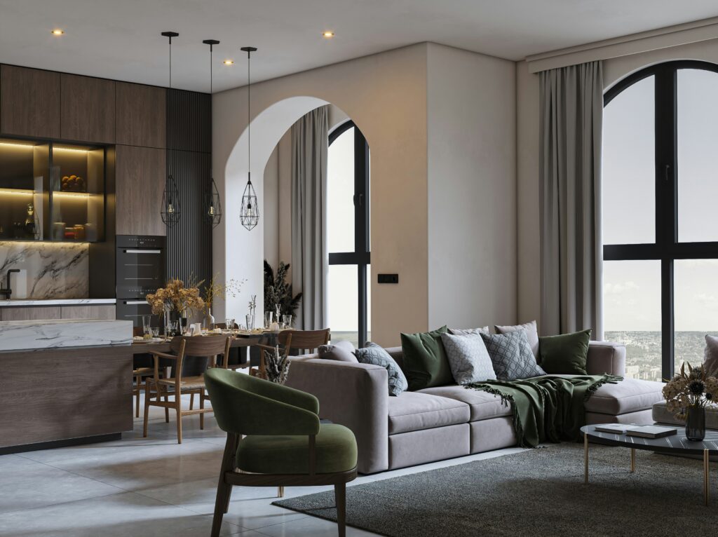 How to Separate an Open Kitchen and Living Room amir hossein byqaoabpmtk unsplash