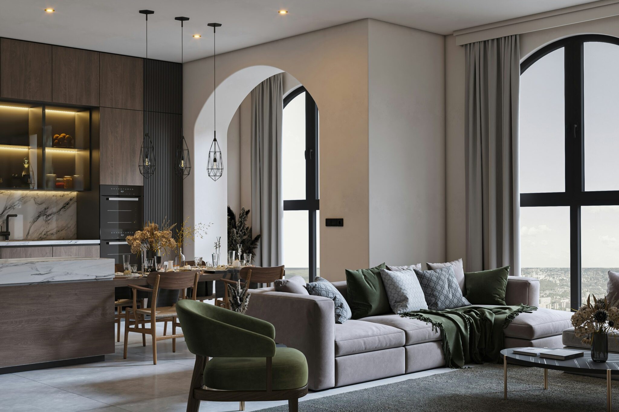 How to Separate an Open Kitchen and Living Room amir hossein byqaoabpmtk unsplash 2048x1532