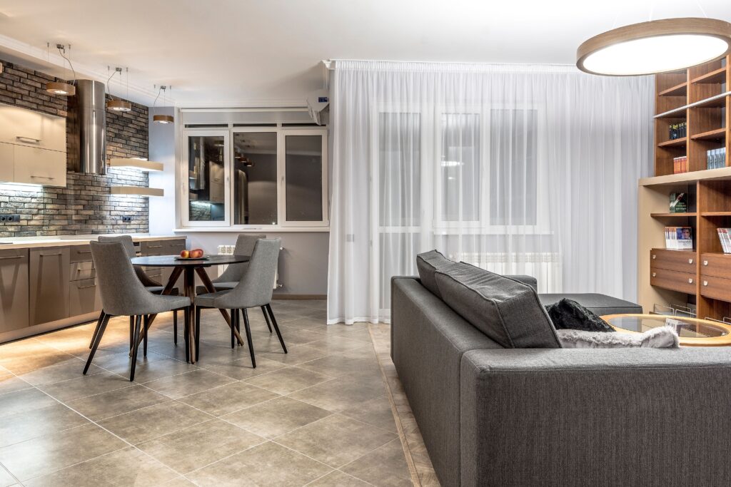 How to Separate an Open Kitchen and Living Room pexels artbovich 7587311