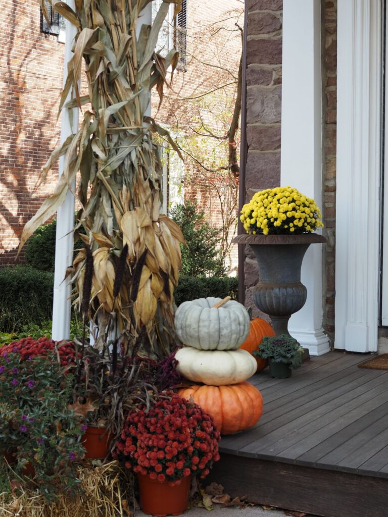 17 Fall Porch Decor Ideas That Welcome Autumn Beautifully pexels gene samit 546626702 34793386