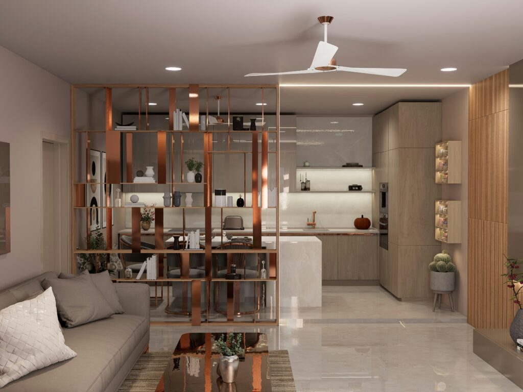 How to Separate an Open Kitchen and Living Room poojan thanekar cbstgvegtlw unsplash